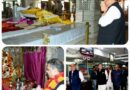 MP Arora pays obeisance at Shree Durga Mata Mandir and Gurdwara Dukh Niwaran Sahib