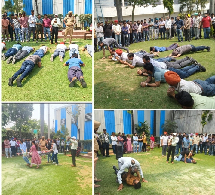 ਫੈਕਟਰੀਆਂ ਦੇ ਕਰਮਚਾਰੀਆਂ ਨੂੰ ਜੰਗਾਂ ਦੌਰਾਨ ਜਾਨ-ਮਾਲ ਦੀ ਰੱਖਿਆ ਲਈ ਸਿਖਲਾਈ- ਜੰਗਾਂ ਬੰਦ, ਪਰ ਬਚਾਅ ਅਭਿਆਸ ਜਾਰੀ ਰਹਿਣਗੇ 