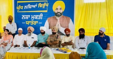 ਬਾਘਾਪੁਰਾਣਾ ਦੇ ਪਿੰਡ ਮਾੜੀ ਮੁਸਤਫਾ , ਚੰਨੂਵਾਲਾ ਅਤੇ ਬੁੱਧ ਸਿੰਘ ਵਾਲਾ ਵਿਖੇ ਨਸ਼ਿਆ ਦੇ ਵਿਰੁੱਧ ਜੰਗ ਦਾ ਐਲਾਨ