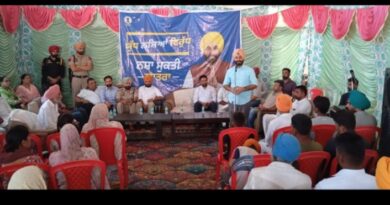 ਨਸ਼ਾ ਮੁਕਤੀ ਯਾਤਰਾ ਮੁਹਿੰਮ ਨਸ਼ੇ ਨੂੰ ਕਰੇਗੀ ਜੜ੍ਹੋਂ ਖਤਮ-ਵਿਧਾਇਕ ਅੰਮ੍ਰਿਤਪਾਲ ਸਿੰਘ ਸੁਖਾਨੰਦ