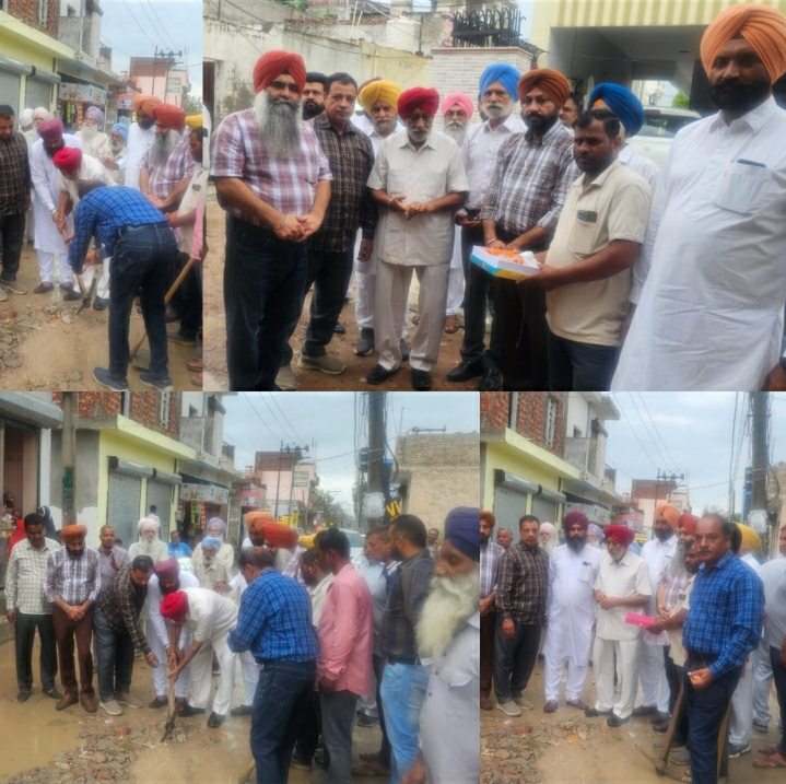 ਸਰਦਾਰ ਭੂਪਿੰਦਰ ਸਿੰਘ ਸੌਂਦ ਵੱਲੋਂ ਵਾਰਡ ਨੰਬਰ 4, 7 ਅਤੇ 8 ਦੀਆਂ ਗਲੀਆਂ ਦੇ ਵਿਕਾਸ ਦੇ ਕੰਮ ਆਰੰਭ ਕਰਵਾਏ 