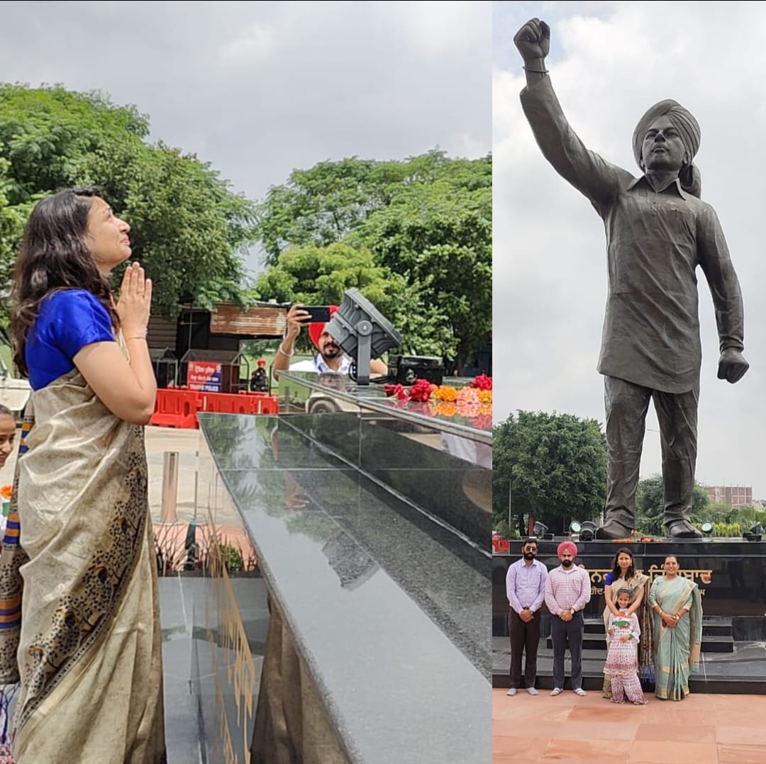 79ਵਾਂ ਆਜ਼ਾਦੀ ਦਿਵਸ; ਡੀ ਸੀ ਨੇ ਨਿਸ਼ਾਨ-ਏ-ਇਨਕਲਾਬ ਪਲਾਜ਼ਾ ਵਿਖੇ ਸ਼ਹੀਦ ਭਗਤ ਸਿੰਘ ਦੇ ਬੁੱਤ ‘ਤੇ ਫੁੱਲ ਮਾਲਾਵਾਂ ਭੇਟ ਕੀਤੀਆਂ