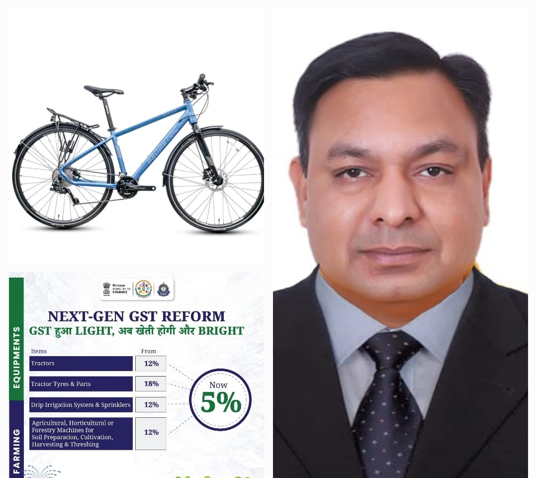 LCPMA expressed its gratitude to the Govt. of India for reducing GST on bicycles from 12% to 5% – Prince Bansal