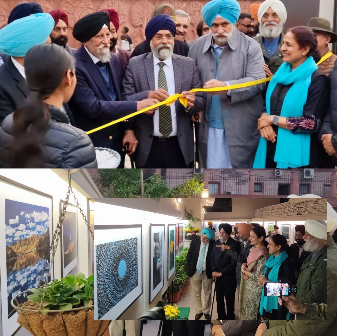 ਫੋਟੋ-ਵਿਜ਼ਨ 25 ਕਲਾ ਪ੍ਰਦਰਸ਼ਨੀ ਦਾ ਉਦਘਾਟਨ ਹੋਇਆ Photo-Vision 25 Art Exhibition inaugurated. 
