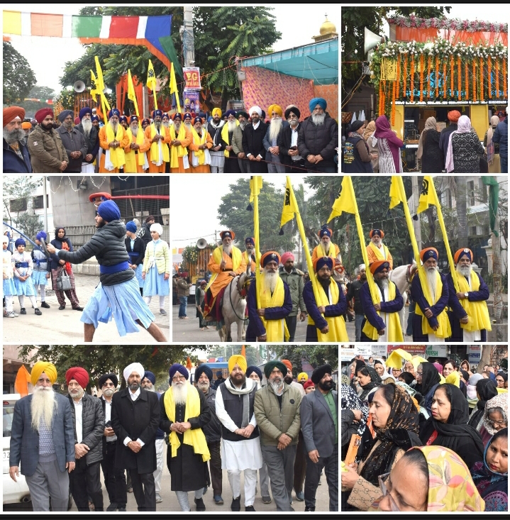 ਗੁਰਦੁਆਰਾ ਸ਼੍ਰੀ ਗੁਰੂ ਸਿੰਘ ਸਭਾ ਮਾਡਲ ਟਾਊਨ ਐਕਸਟੈਨਸ਼ਨ ਲੁਧਿਆਣਾ ਤੋਂ ਗੁਰੂ ਗੋਬਿੰਦ ਸਿੰਘ ਜੀ ਦੇ ਪ੍ਰਕਾਸ਼ ਪੁਰਬ ਨੂੰ ਸਮਰਪਿਤ ਹੋਇਆ ਨਗਰ ਕੀਰਤਨ