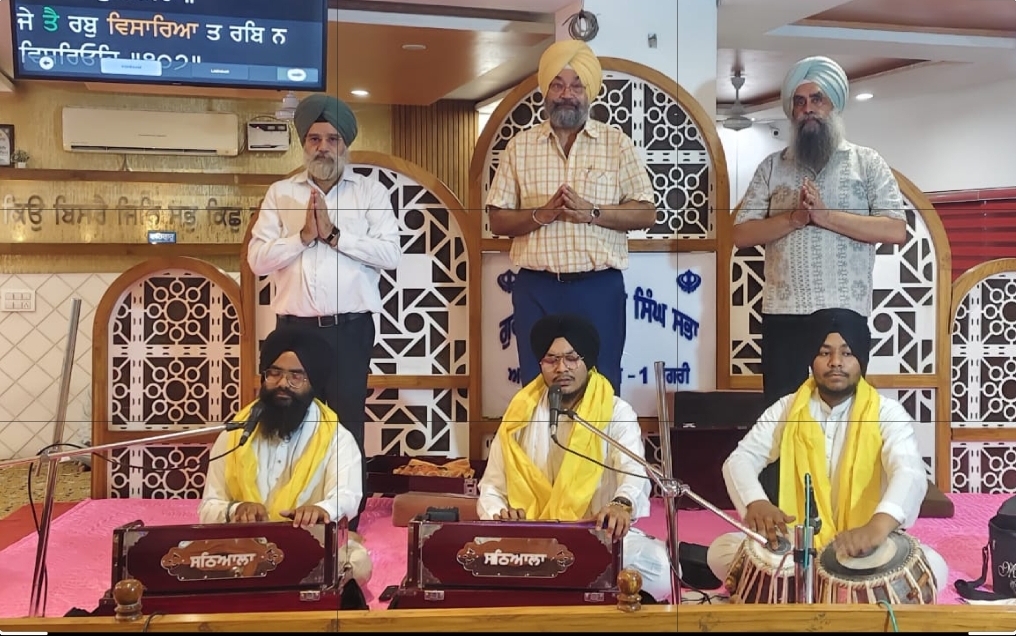 ਗੁਰਦੁਆਰਾ ਸ੍ਰੀ ਗੁਰੂ ਸਿੰਘ ਸਭਾ ਅਰਬਨ ਅਸਟੇਟ ਫੇਸ 1 ਦੁੱਗਰੀ ਵਿਖੇ ਅਲੌਕਿਕ ਕੀਰਤਨ ਸਮਾਗਮ ਹੋਏ – ਕੁਲਵਿੰਦਰ ਸਿੰਘ ਬੈਨੀਪਾਲ 